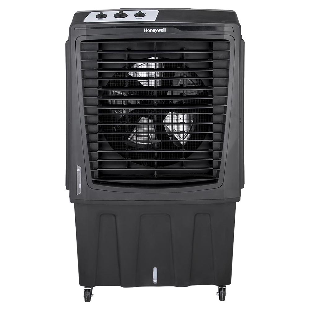 Honeywell CO810PM Outdoor Evaporative Air Cooler & Fan, 2800 CFM for Large Outdoor Spaces - 19 Gallon Tank (Black)