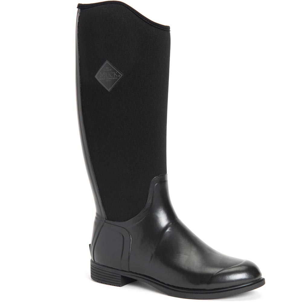 black tall boots