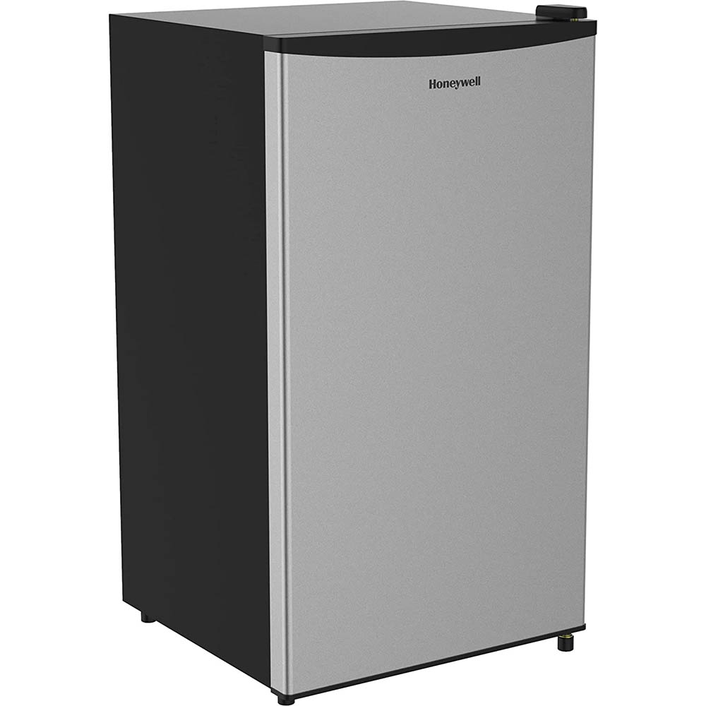 Honeywell 1.6 Cu. ft. Compact Refrigerator in Stainless Steel with Freezer