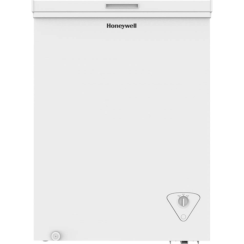 Honeywell 5 Cu Ft Chest Freezer with Removable Storage Basket, White - H5CFW