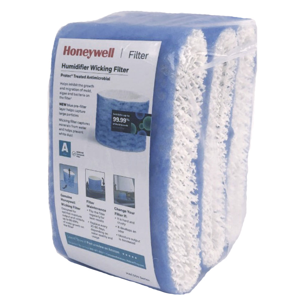 White, ORIGINAL Honeywell HAC504 Replacement Wicking Filter A 