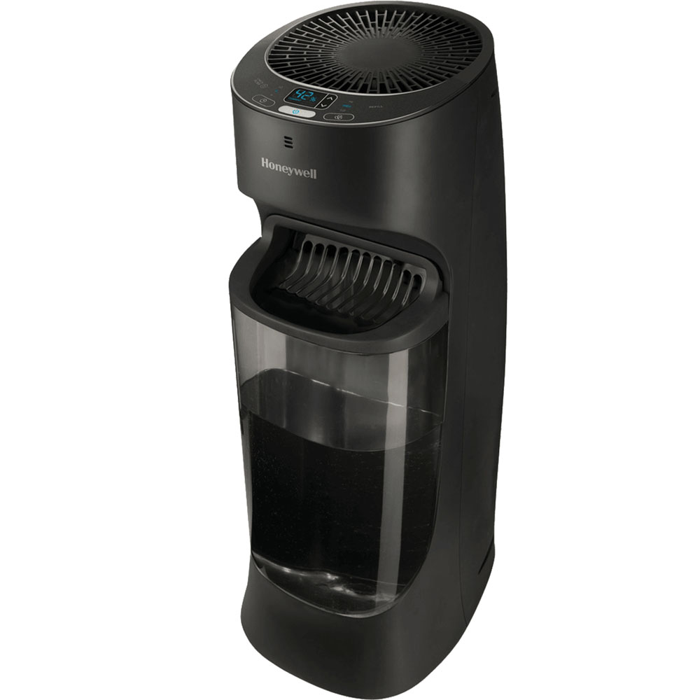 Honeywell Top Fill Cool Moisture Tower Humidifier with Digital Humidistat - Black, HEV620B