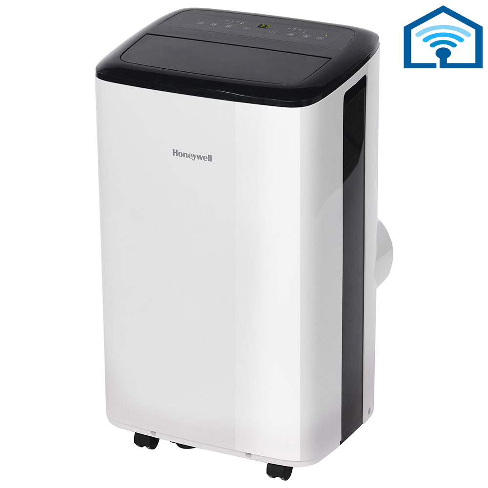 Honeywell 10,000 BTU Smart Wi-Fi Portable Air Conditioner, Dehumidifier & Fan - White & Black, HF10CESVWK