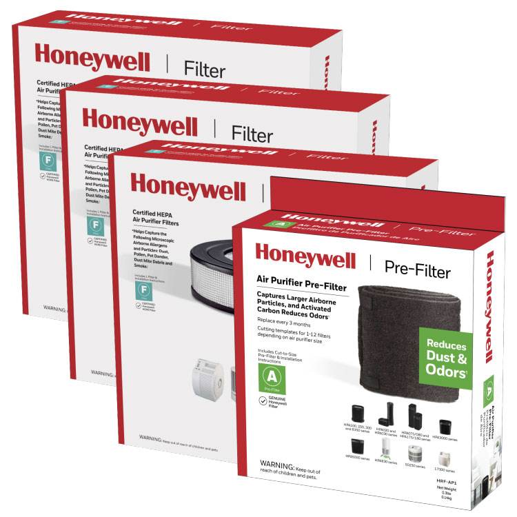 Honeywell 50250 Air Purifier Repalcement Filters Kit