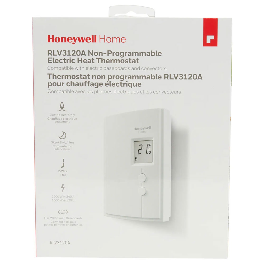 Honeywell TH1100DV1000 24 Volt Wall Thermostat, Non-Programmable