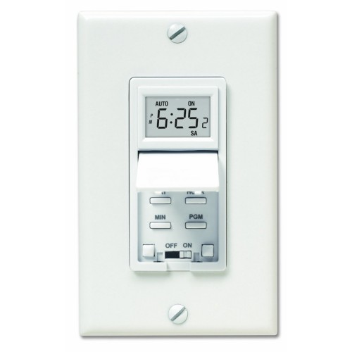 Honeywell Programmable Light Switch Timer for Lights - RPLS530A, White