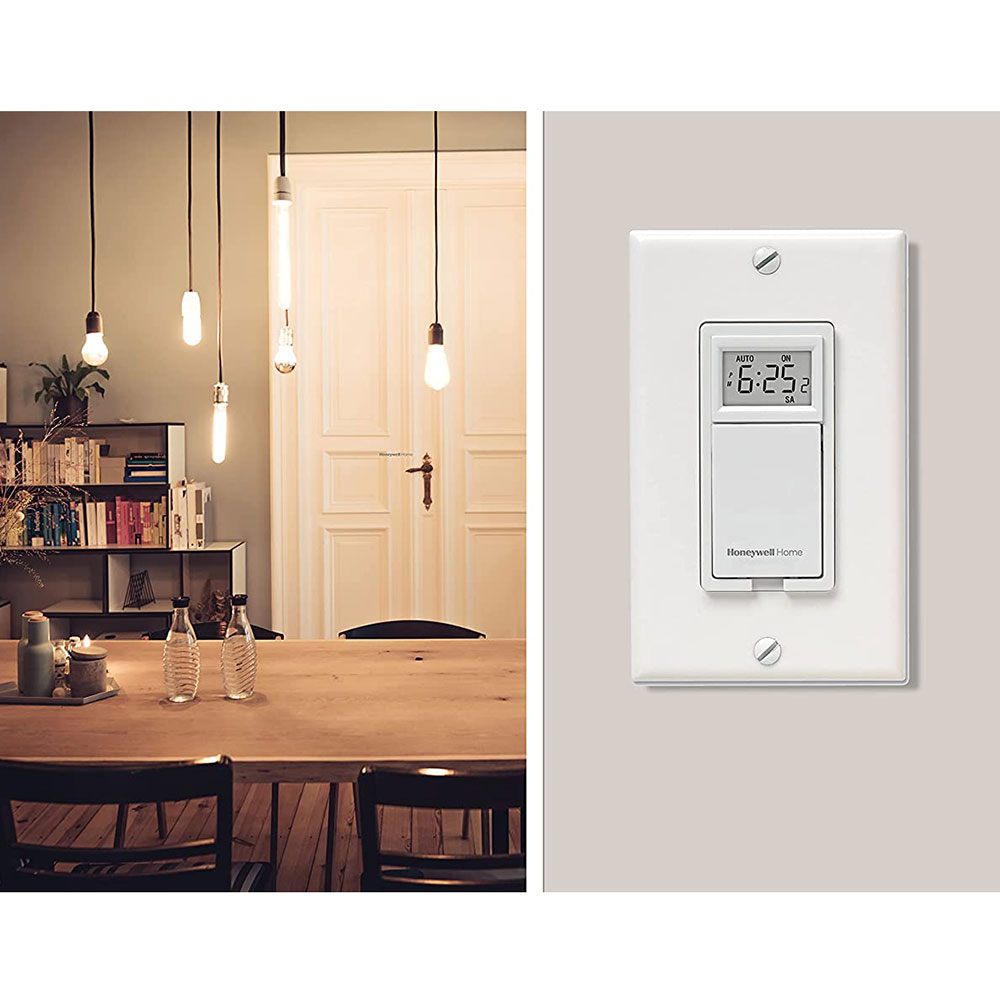 Honeywell Home WiFi Thermostat + RPLS730B Programmable Light Switch