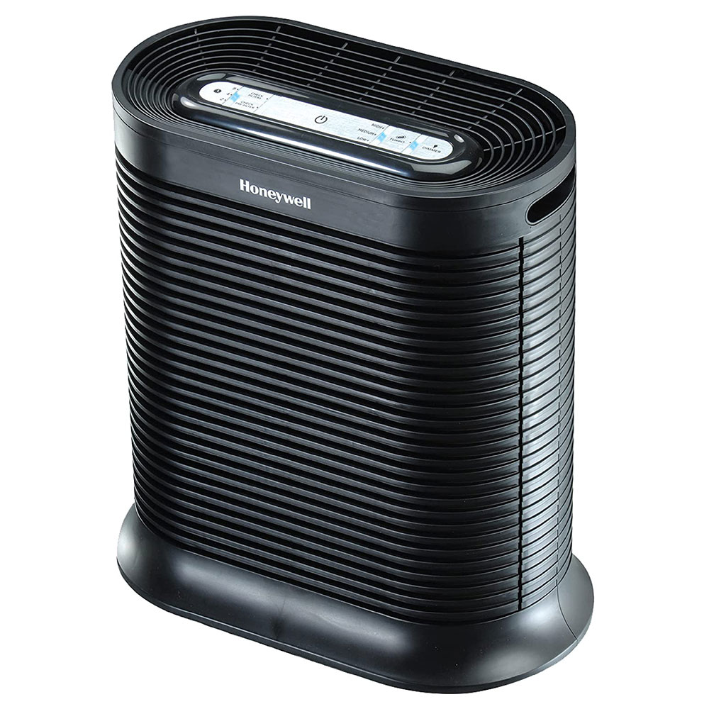 Healthy Air Source Capture Air Purifier Dual Inlet w/LED Gray 