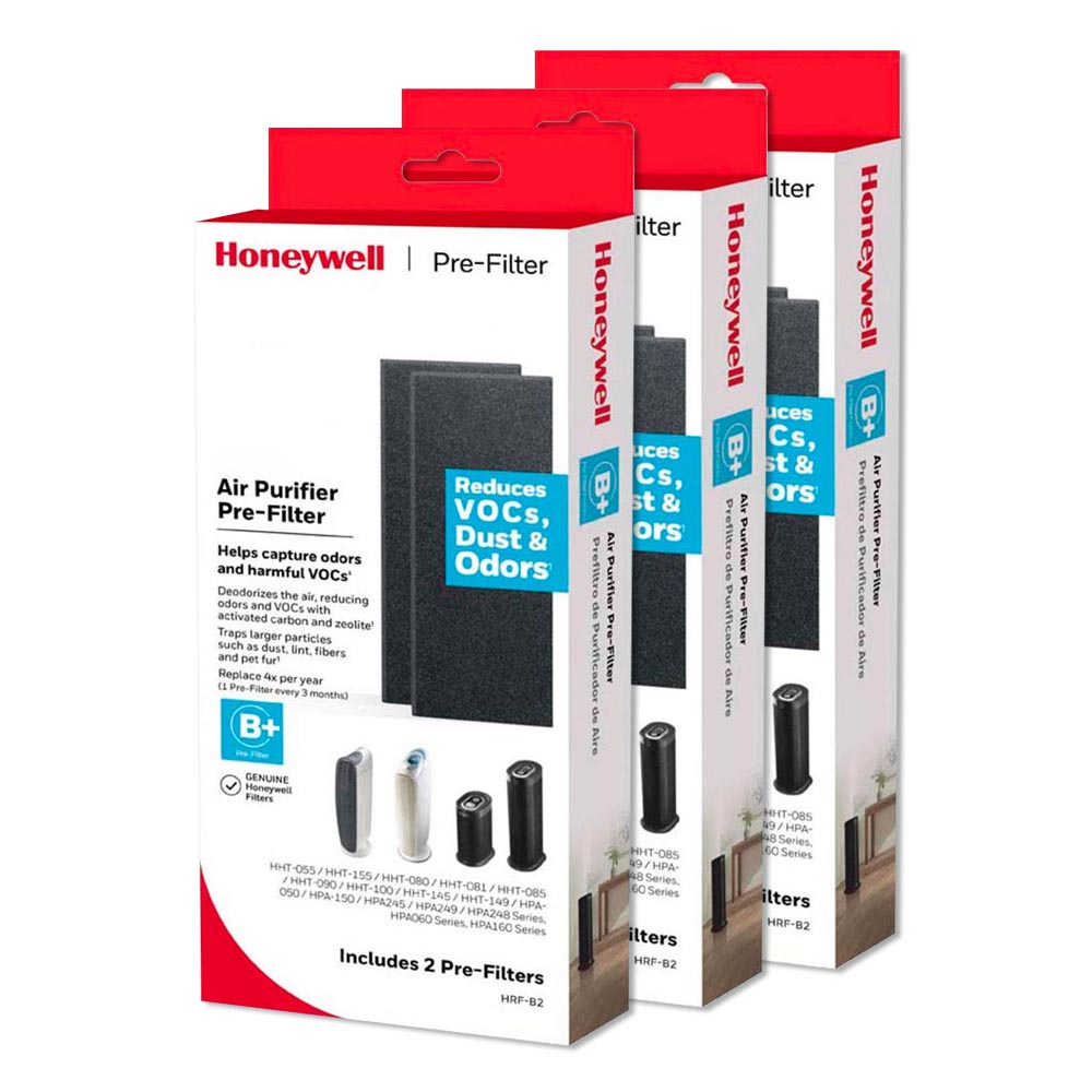 Honeywell HRF-K2 Household Odor and Gas Reducing Pre-filter 2 pack