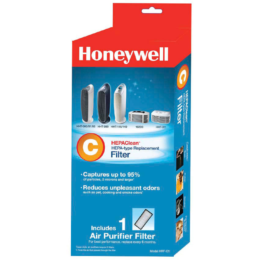 Honeywell Filter C HEPA Type Replacement Filter, HRF-C1 (Replaces 16216)