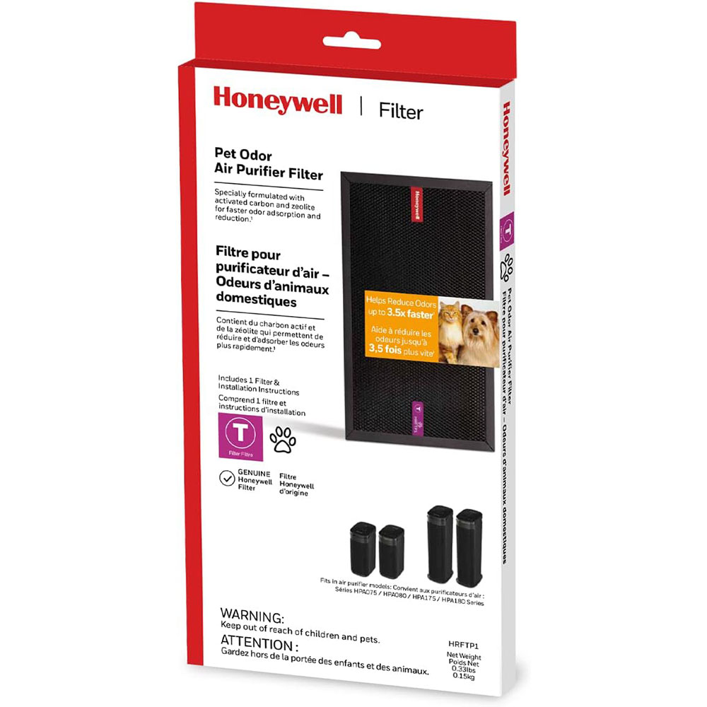 Honeywell Pet Odor Reducing T Filter for HEPA Tower Air Purifiers, HRFTP1