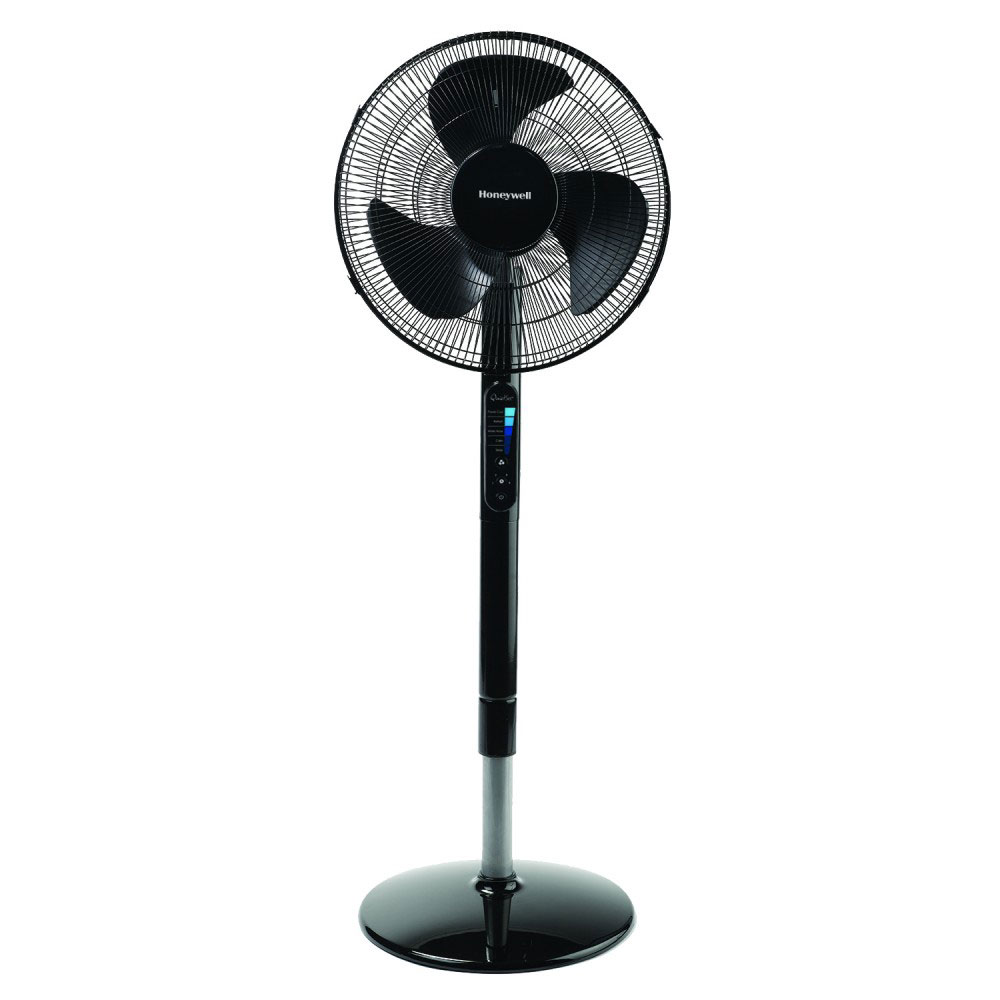 Honeywell Advanced Quietset 16 In Stand Fan With Noise Reduction Technology Black Hsf600b