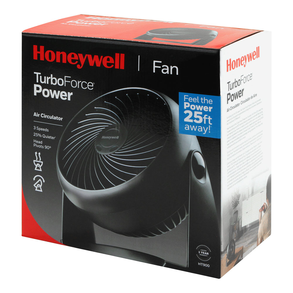 Honeywell TurboForce Air Circulator Small Portable Cooling Fan White 11 inch 