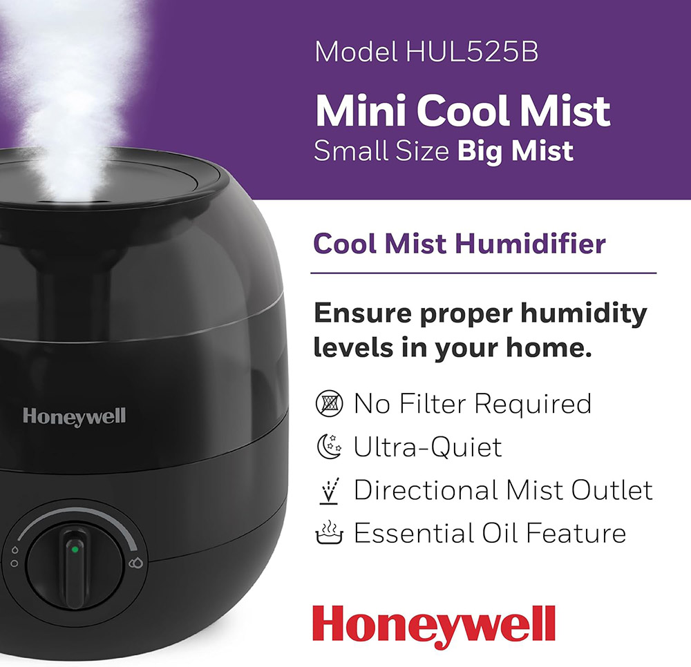 Honeywell HHM10B Humidity Monitor Black