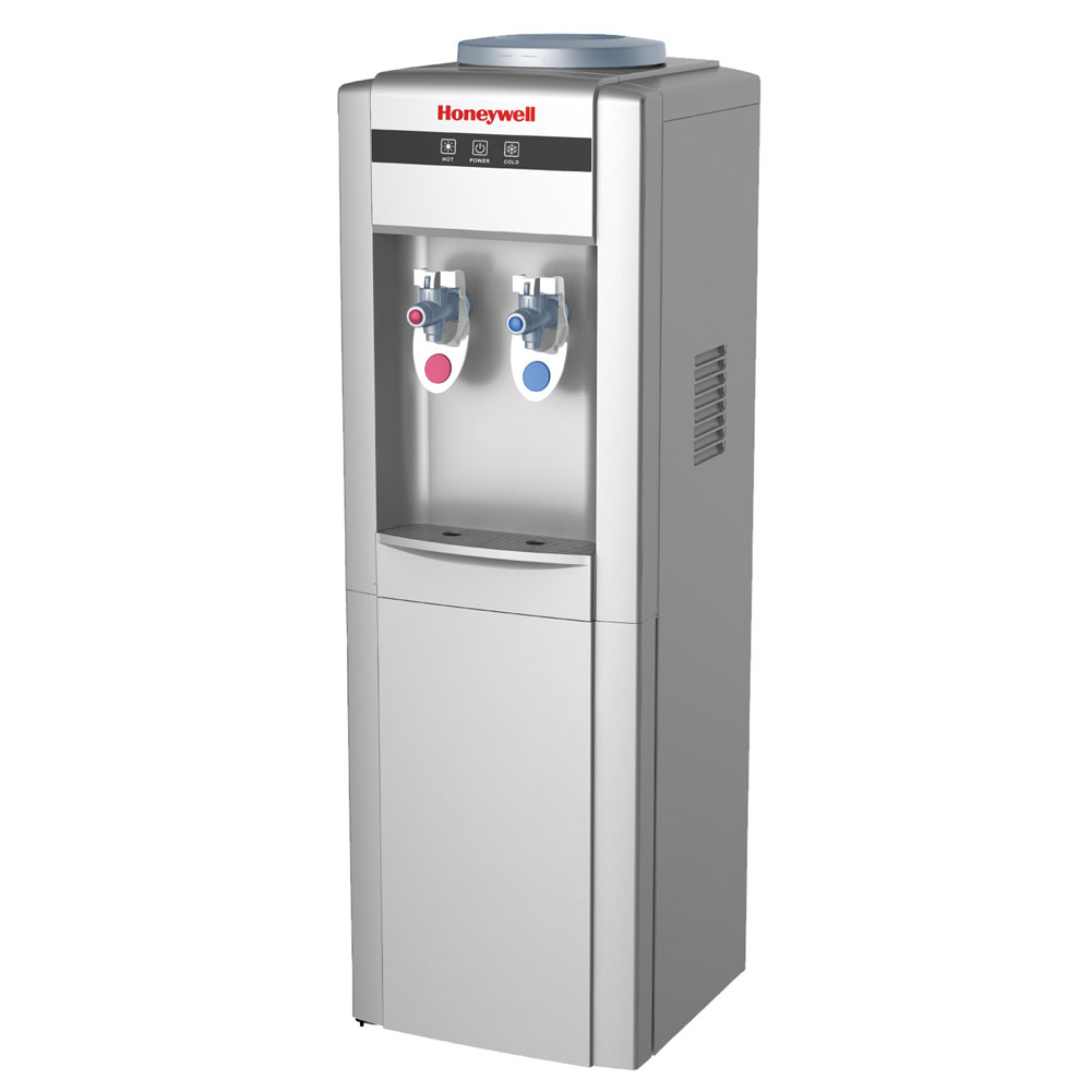 Honeywell Antibacterial Chemical-Free Technology 38-Inch Freestanding Water Cooler Dispenser, Silver - HWBAP1052S2