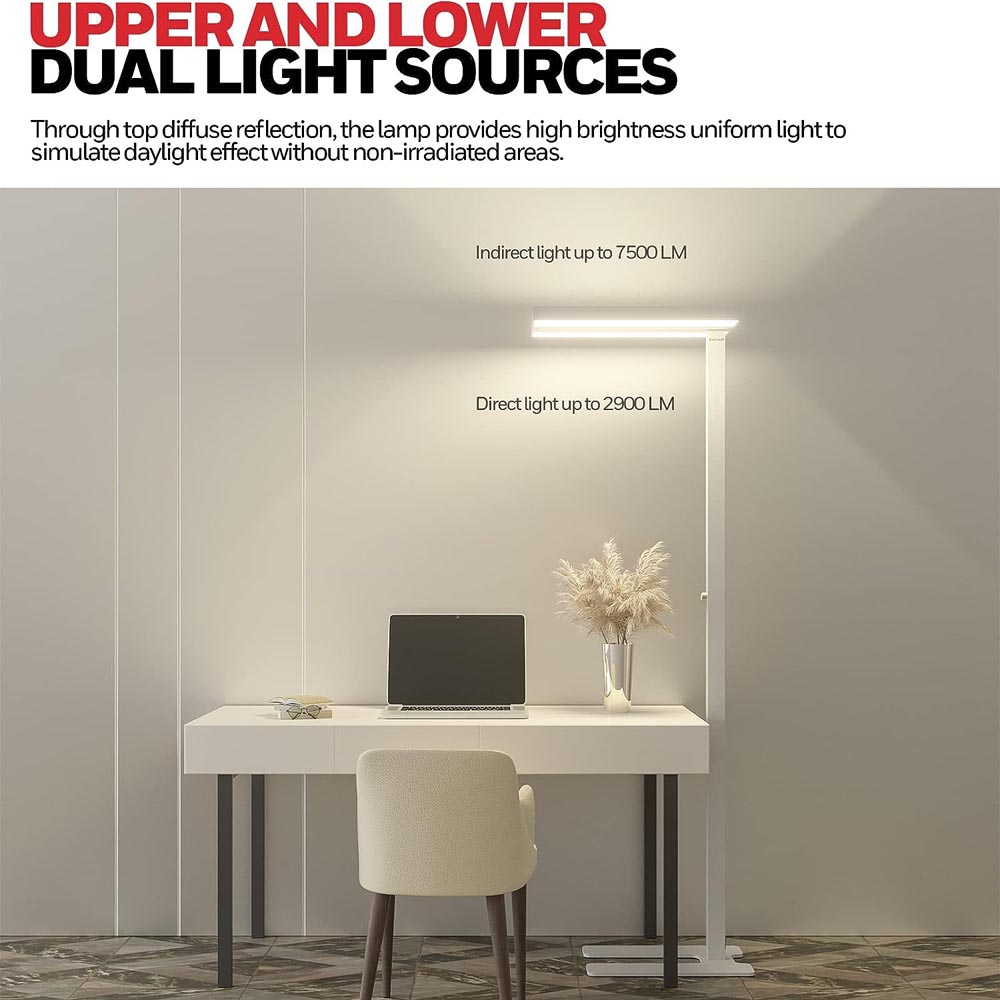 Honeywell LED Floor Lamp Eye Caring Dimmable Standing Light