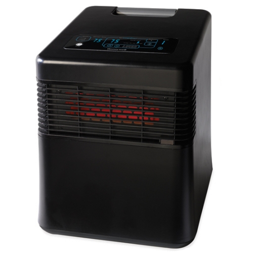 Honeywell Digital Infrared Heater with Quartz Heat Technology, HZ960B - Black