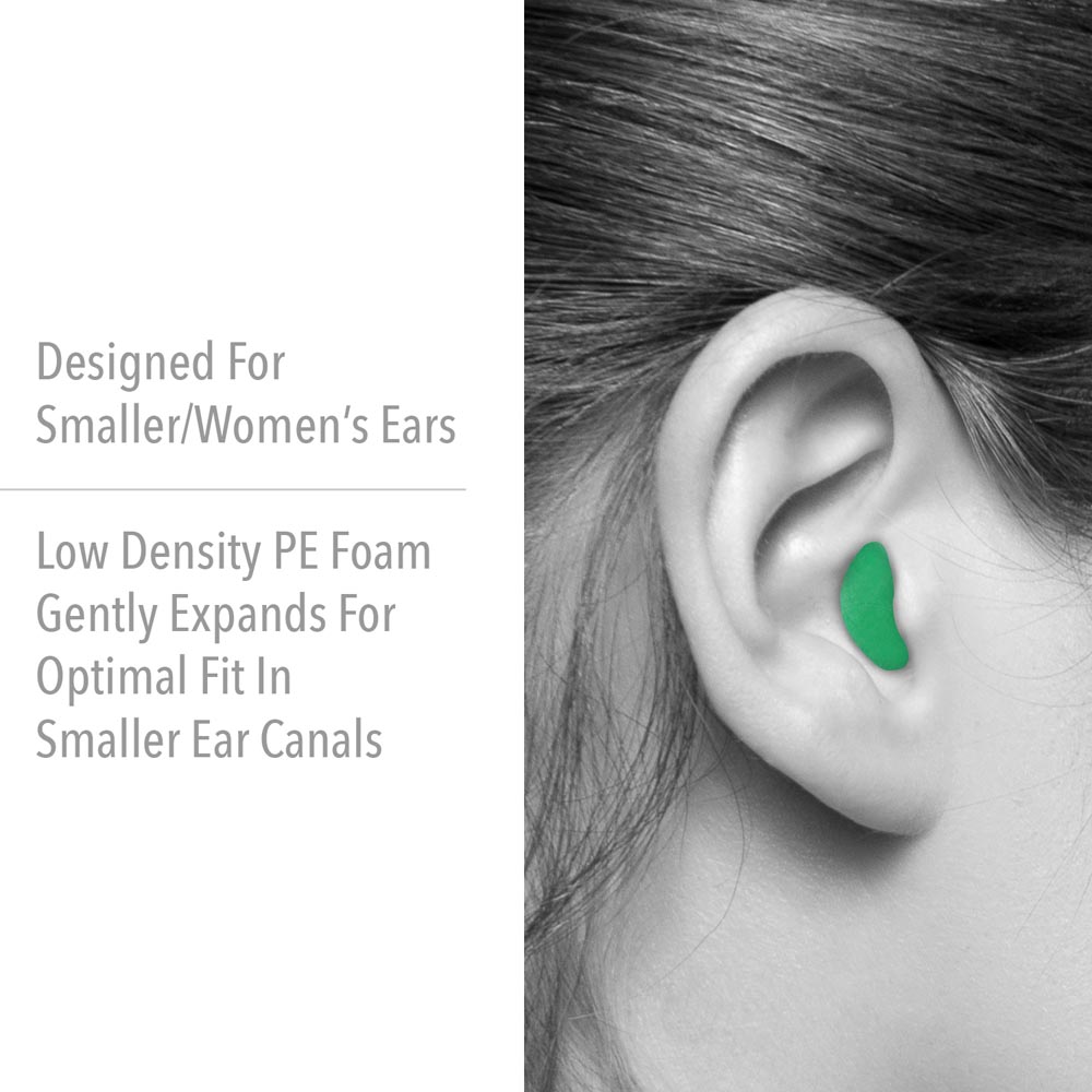 Howard Leight LPF-1 Max Lite Disposable Foam Uncorded Earplugs, Polyurethane Foam, Small, Green (Pack Of 200) For Free,B000AYFT3E