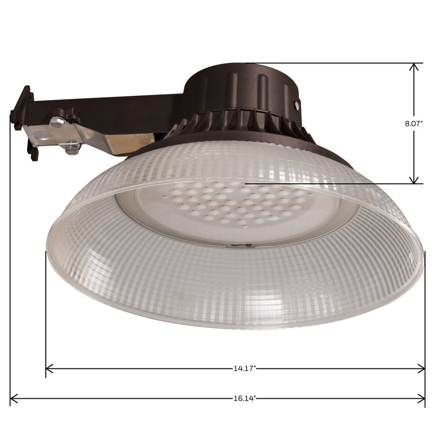 thumbnail image 2 of Honeywell 5000 Lumen LED Barn Light Fixture - 55 Watt, Photocell Sensor, MA095052-40SM 2 of 5