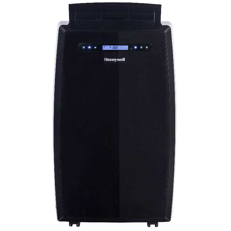 Honeywell MN14CCSBB Portable Air Conditioner, 14,000 BTU Cooling, with Dehumidifier & Fan (Black)