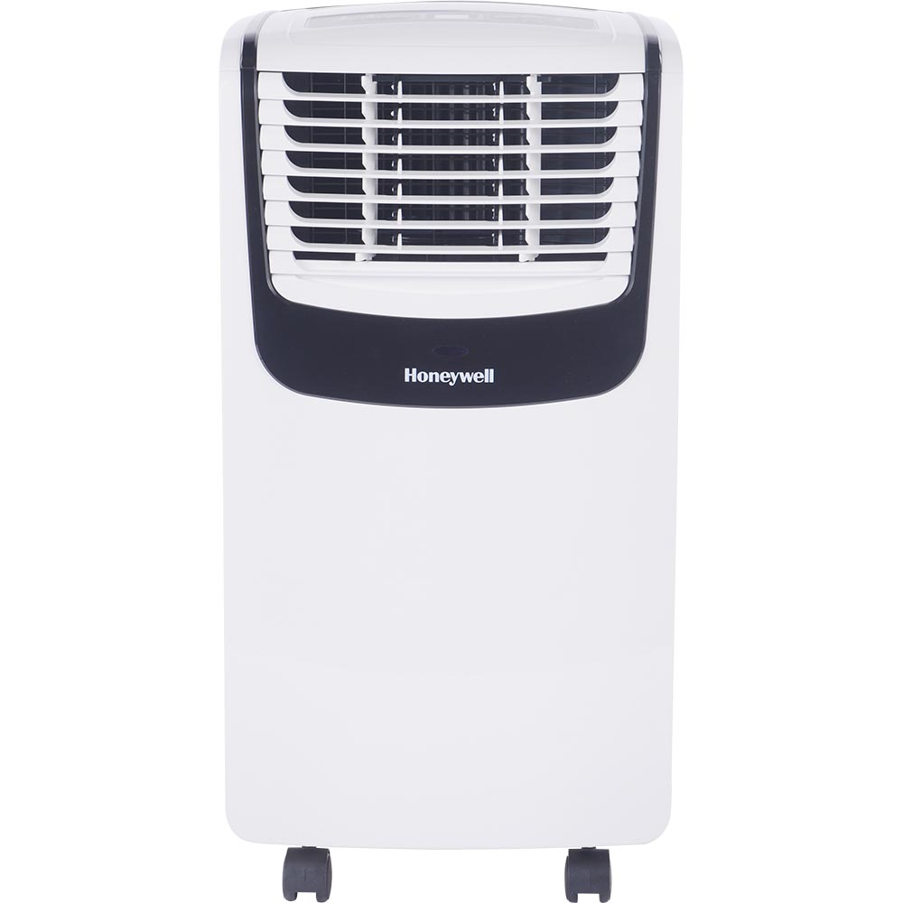 Honeywell MO08CESWK Compact Air Conditioner, 8,000 BTU Cooling, with Dehumidifier & Fan (White/Black)