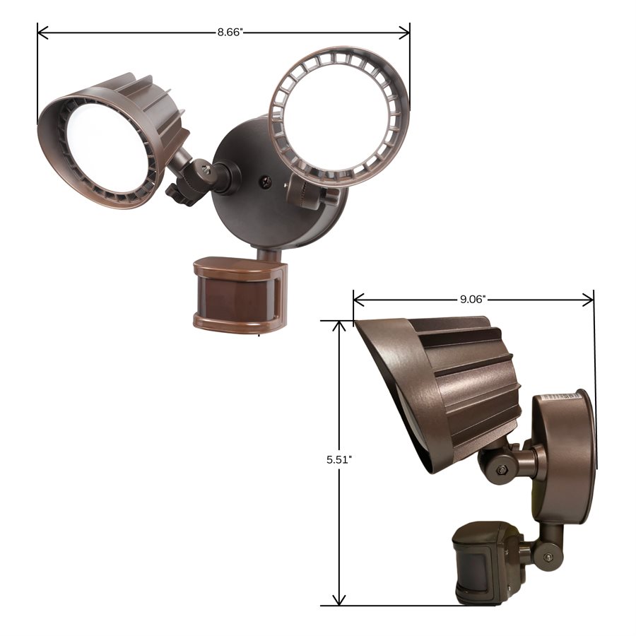 2 stage motion sensor clearance light