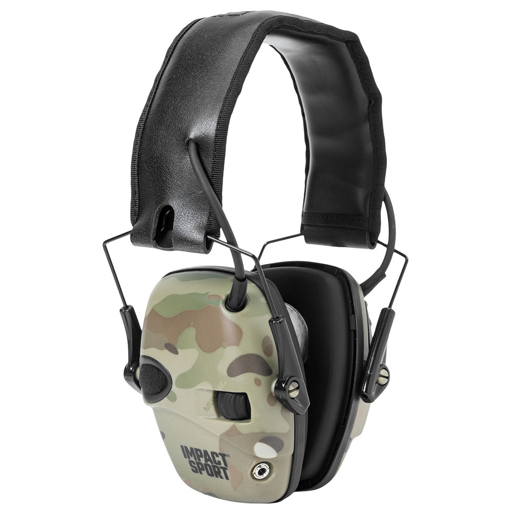 Howard Leight by Honeywell Impact Sport Sound Amplification Electronic  Shooting Earmuff, MultiCam - R-02526