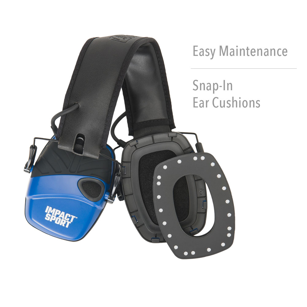 Honeywell Impact Sport Electronic Shooting Earmuff, Real Blue R-02529