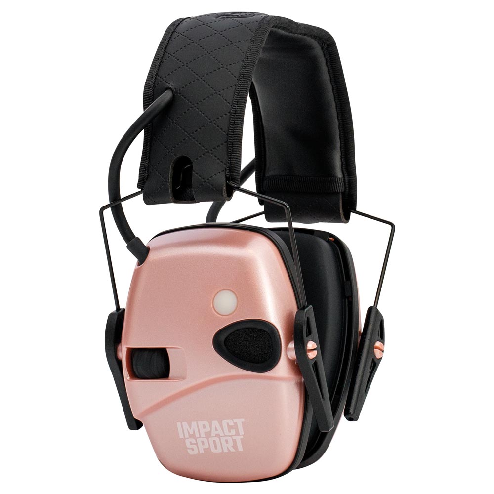 Honeywell Howard Leight Impact Sport Earmuff with Bluetooth, Rose Gold, Small