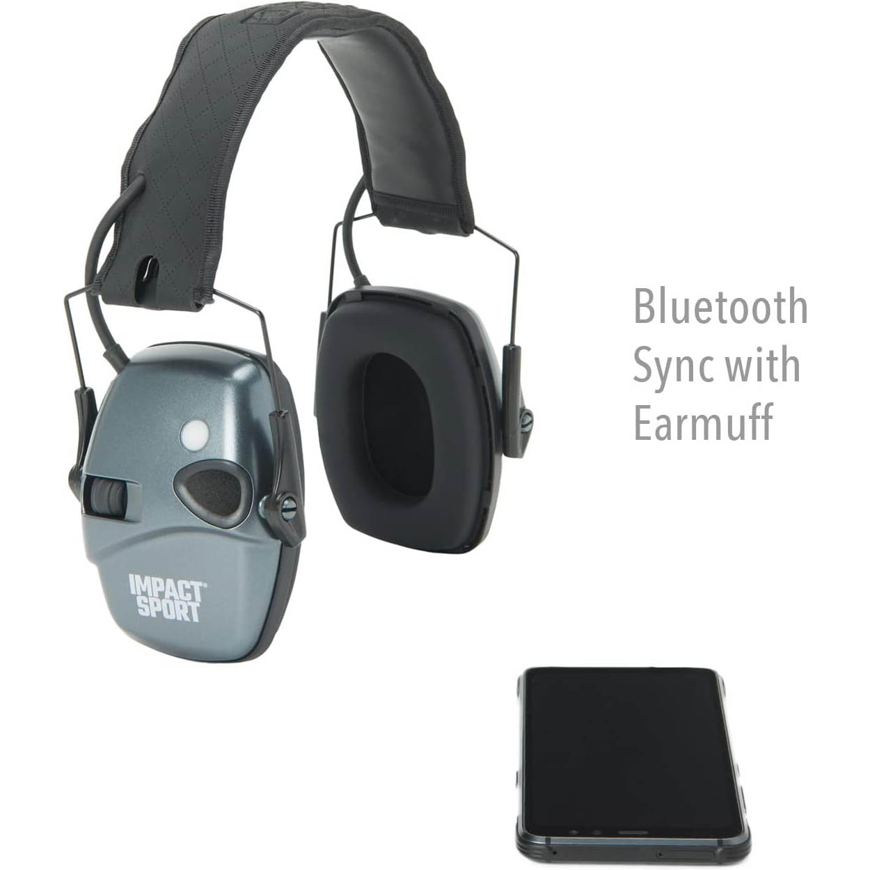 Howard Leight Impact Sport Bluetooth Shooting Earmuff, Gray R-02547