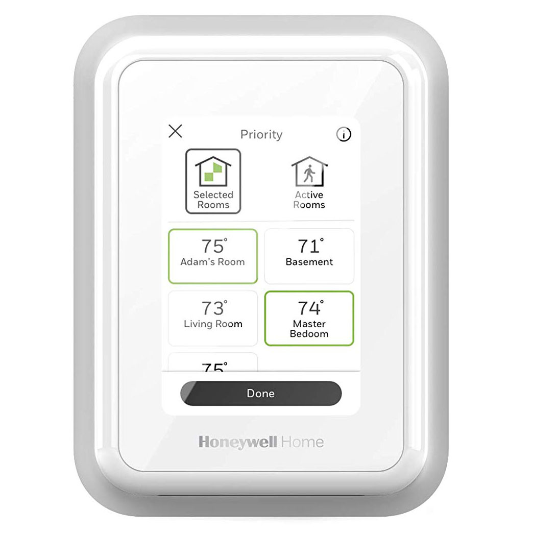 Honeywell Home RCHT9610WF T9 + Smart Room Sensor White Thermostat and Room  Sensor with Wi-Fi Compatibility in the Smart Thermostats department at