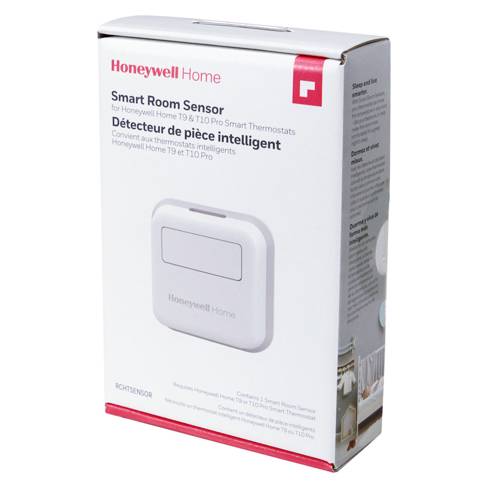 Honeywell Home RCHT9610WF T9 + Smart Room Sensor White Thermostat and Room  Sensor with Wi-Fi Compatibility in the Smart Thermostats department at