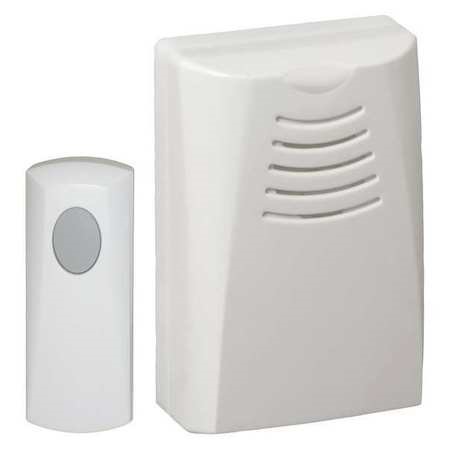 Honeywell RCWL100A1008/N Portable Wireless Push Button Door Chime, White Finish