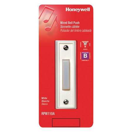 Small Honeywell RPW110A1004/A RPW110A1004 Door Chime White 