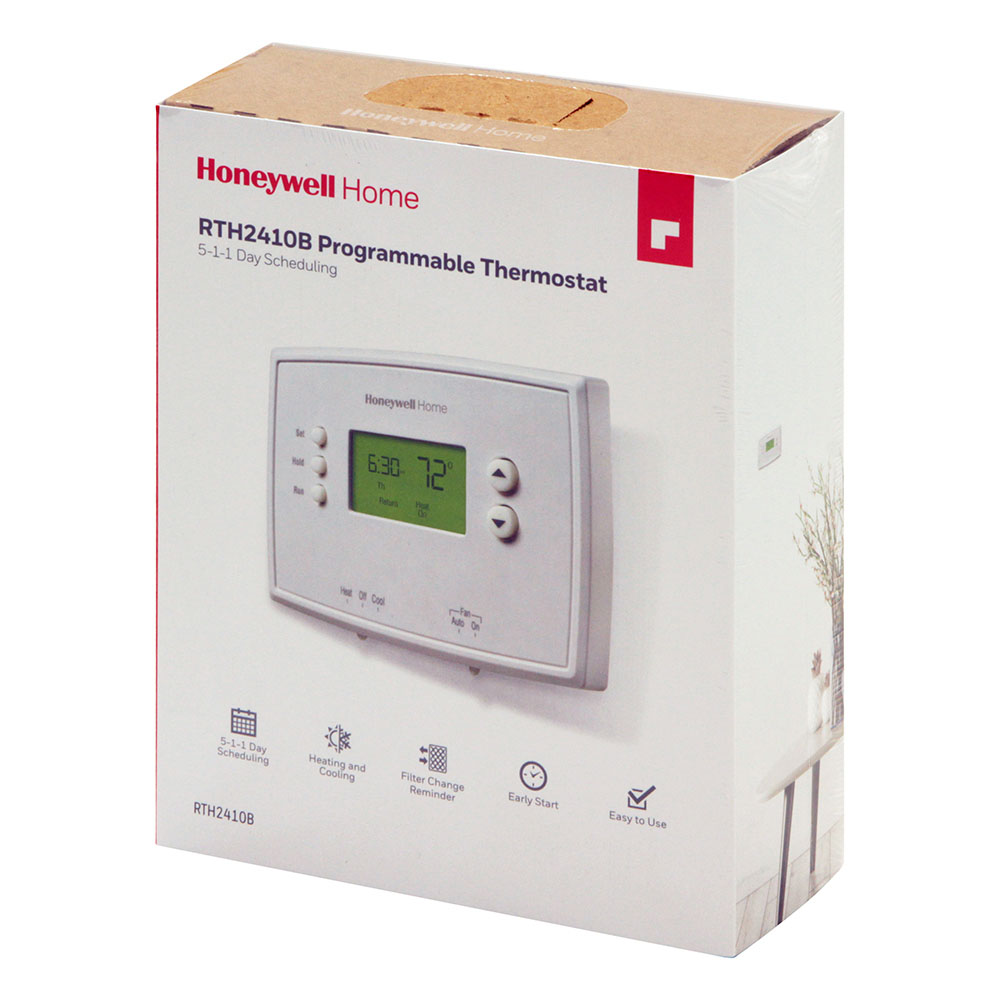 RTH2410B1019 5-1-1-Day Thermostat - RTH2410B1019/E1 | Honeywell Store