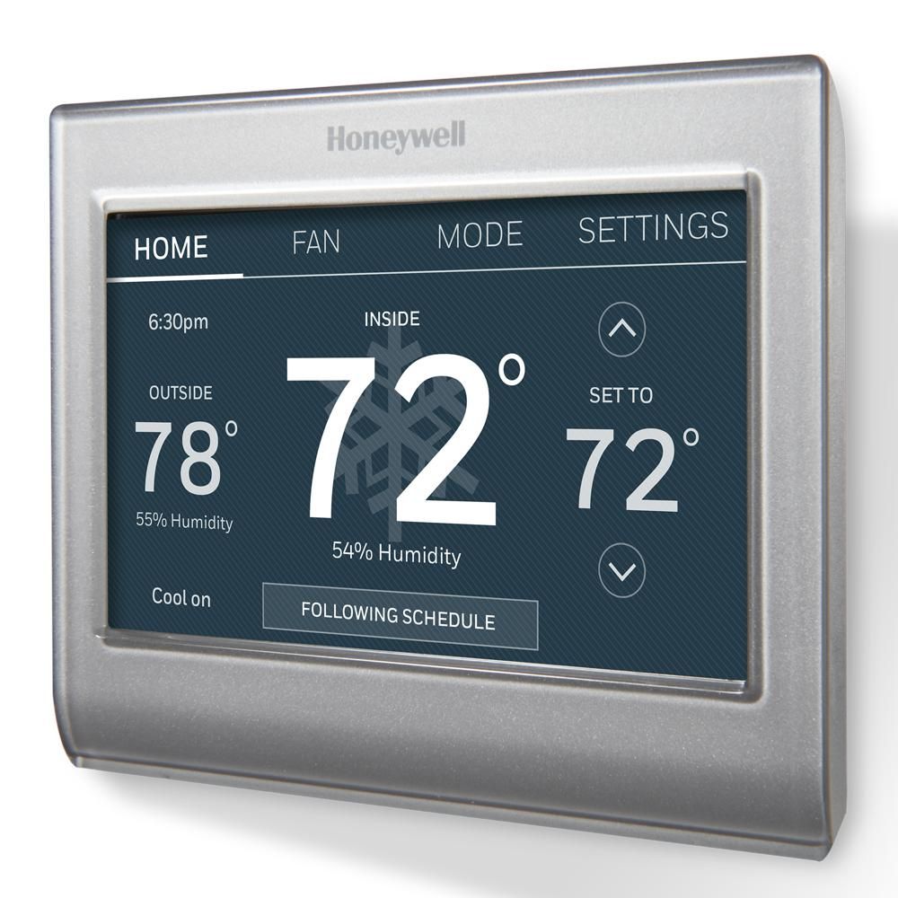 Wi-Fi 7-Day Programmable Smart Thermostat with Digital Backlit Display