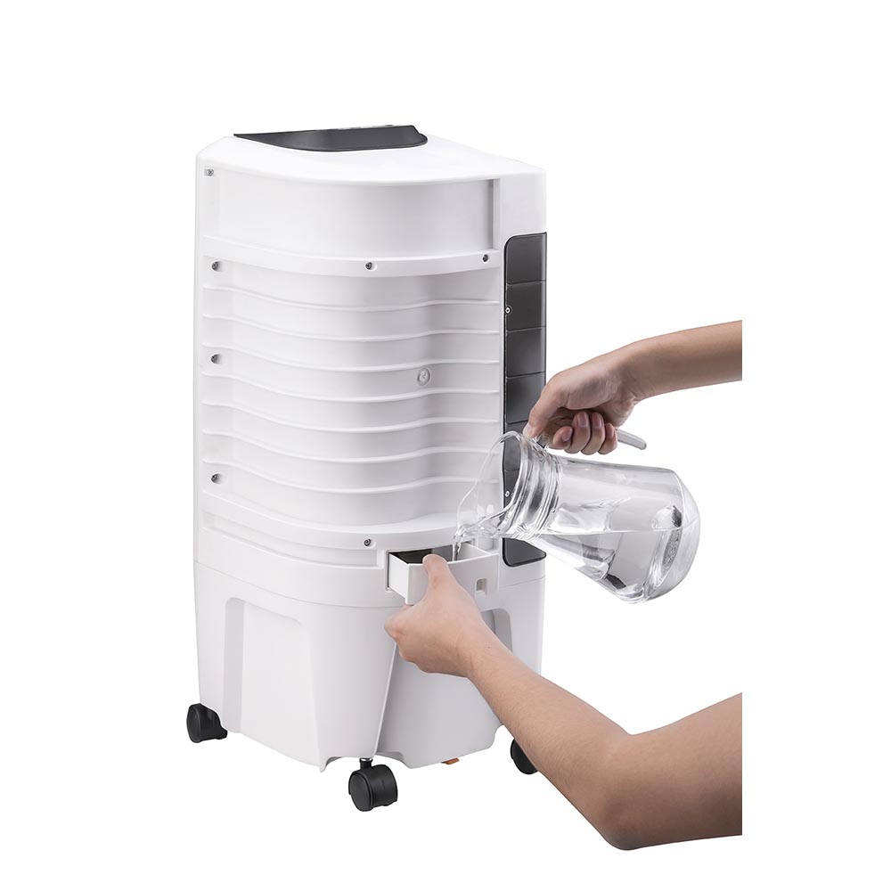 CHILL OUT Portable Swamp Cooler – 3-Speed USB Air Conditioner Blows 55°F Air, Perfect For Camping, Car, Or Desk