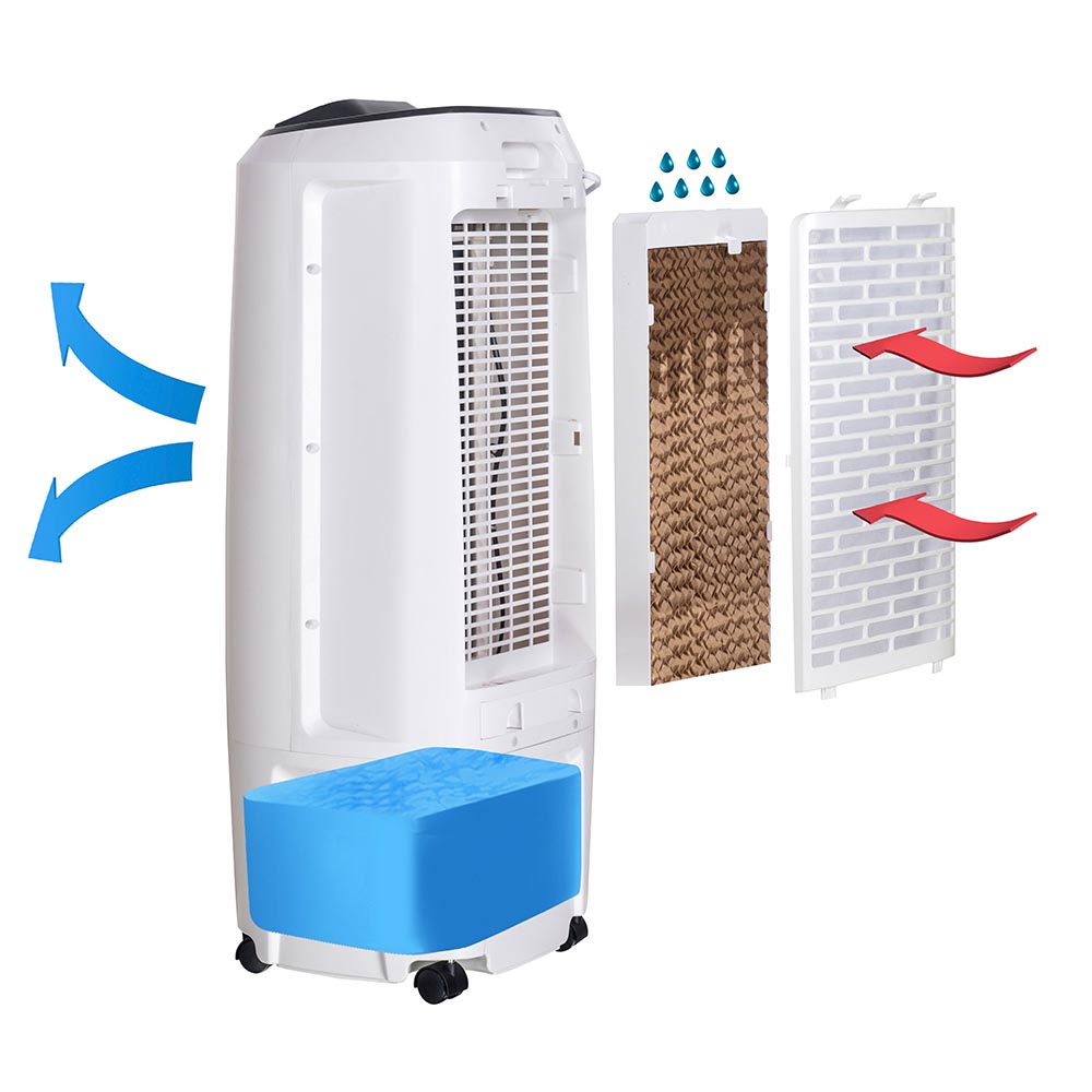 Honeywell TC10PEU Evaporative Tower Air Cooler w/ Fan &amp; Humidfier |  HoneywellStore.com | Honeywell Store