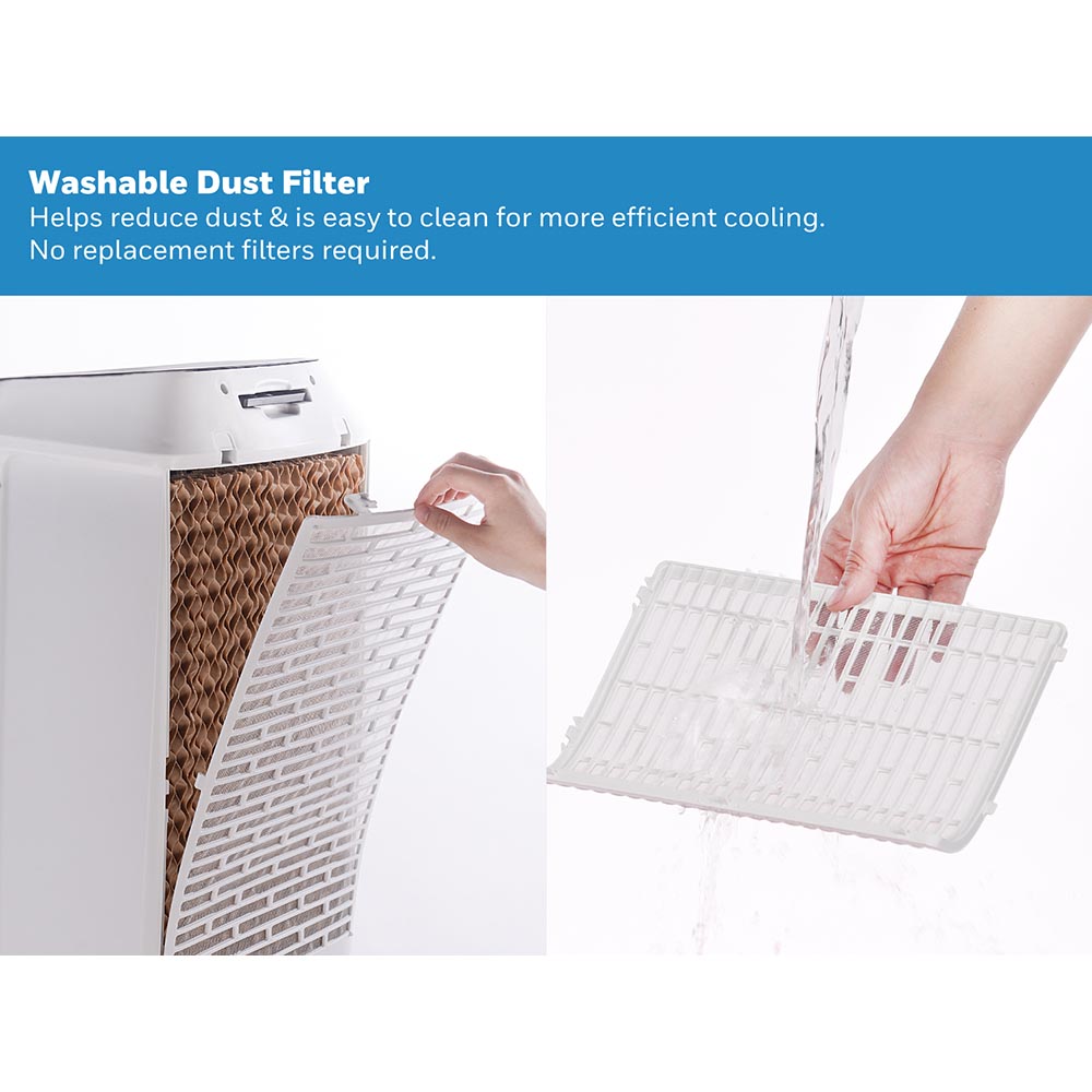 Evaporative cooler clearance air filter