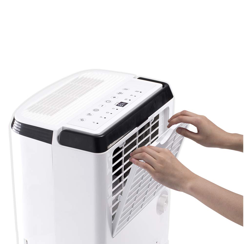 BLACK+DECKER BDT70PWT 70 Pint Portable Dehumidifier with Built-in Pump,  White 