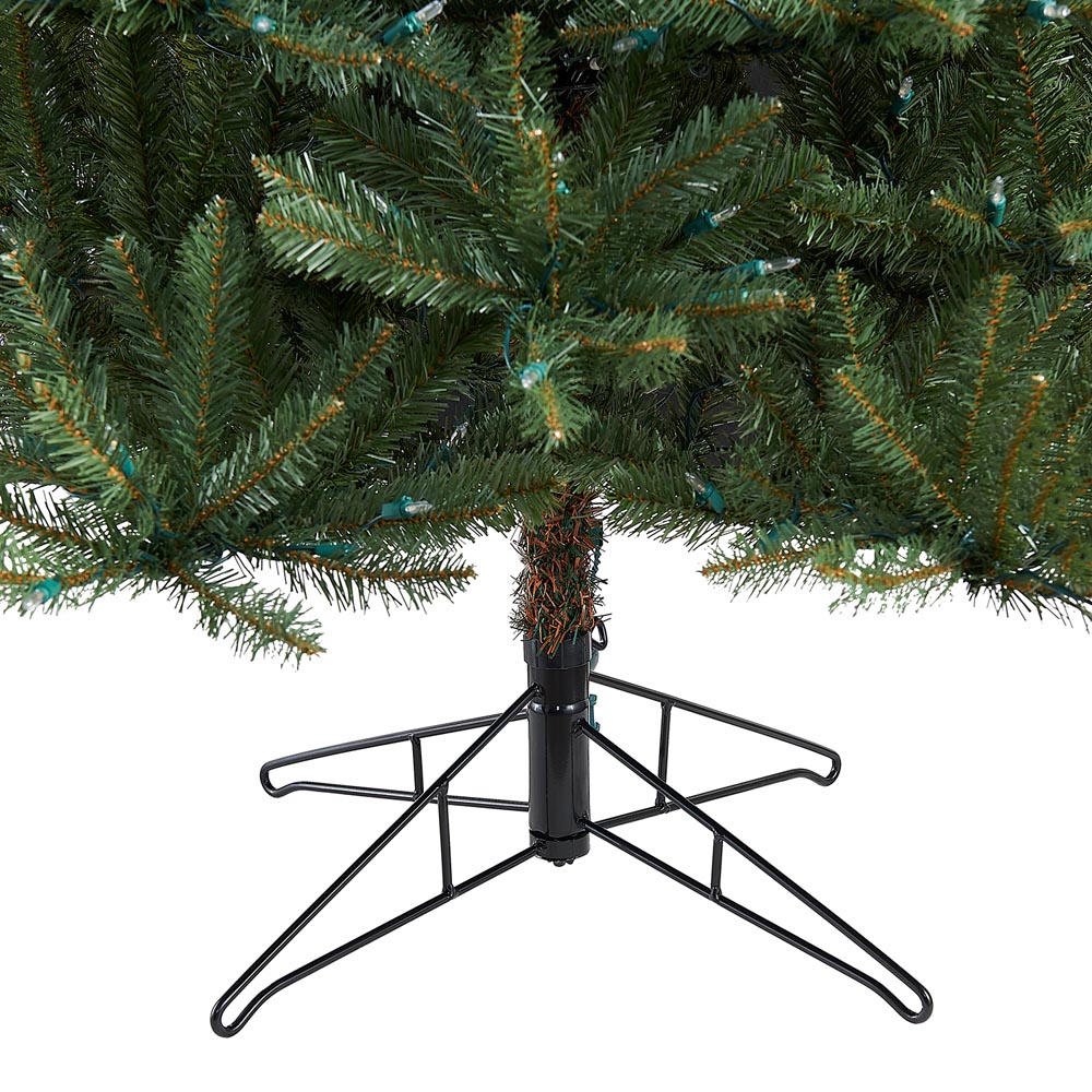 Honeywell 7.5 ft Churchill Pine Pre-Lit Artificial Christmas Tree ...