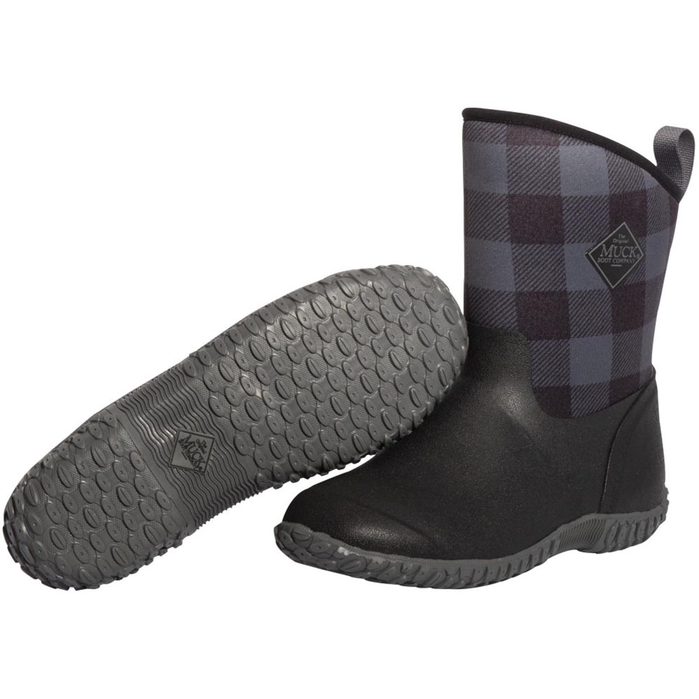 Muck Muckster II Mid Boot, Black / Gray Plaid - WM2-1PLD | Honeywell Store