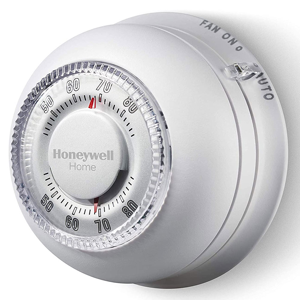 Honeywell CT87N1001 Classic Round Heat/Cool Manual Thermostat