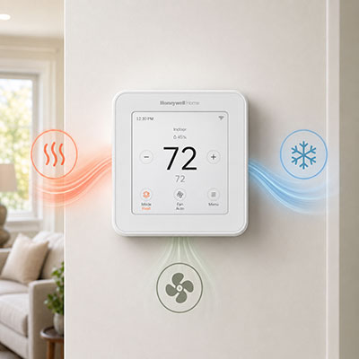 honeywell home thermostat settings and modes