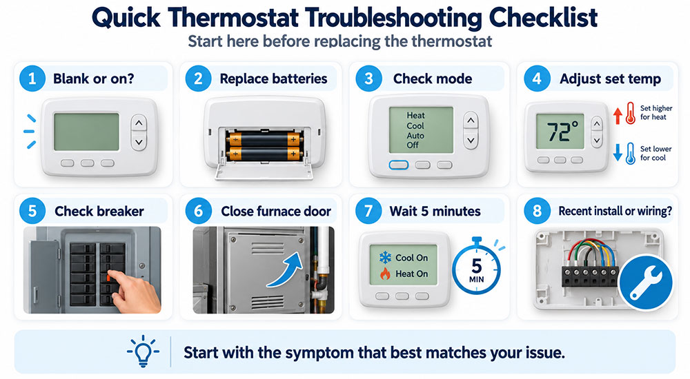 honeywell thermostat not working properly