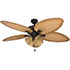 Honeywell Palm Valley Tropical LED 4 Light Ceiling Fan - 52 Inch, Bronze