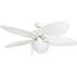 Honeywell Inland Breeze Indoor and Outdoor Ceiling Fan, White, 52-Inch - 50511-03