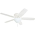 Honeywell Glen Alden Low Profile Ceiling Fan with Bowl Light, White, 52-Inch - 50518-03