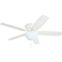 Honeywell Glen Alden Low Profile Ceiling Fan with Bowl Light, White, 52-Inch - 50518