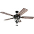 Honeywell Glencrest Damp Rated Indoor/Outdoor LED Ceiling Fan - 52 Inch, Bronze